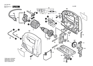 New Genuine Bosch 2605801037 Guide Bearing