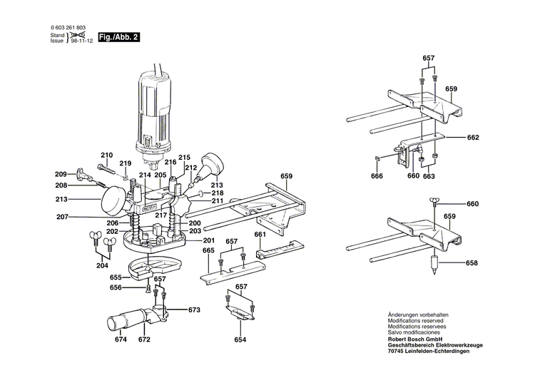 New Genuine Bosch 2605806376 Spindle Housing