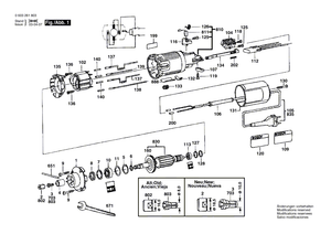 New Genuine Bosch 2605806376 Spindle Housing
