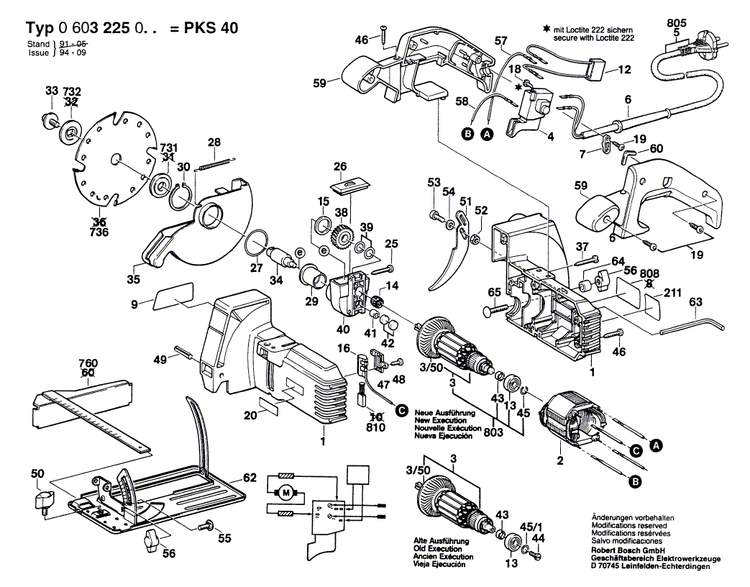 New Genuine Bosch 2605806389 Gear Housing