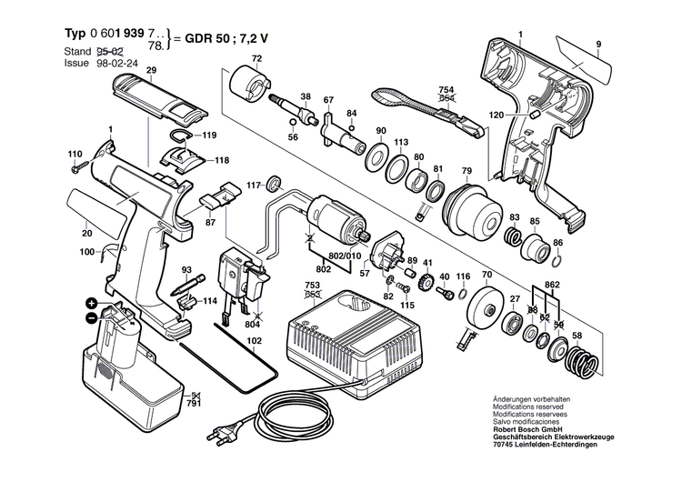 New Genuine Bosch 2605806412 Gear Housing