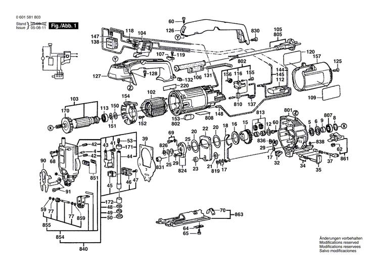 New Genuine Bosch 2605808919 Gear Cover