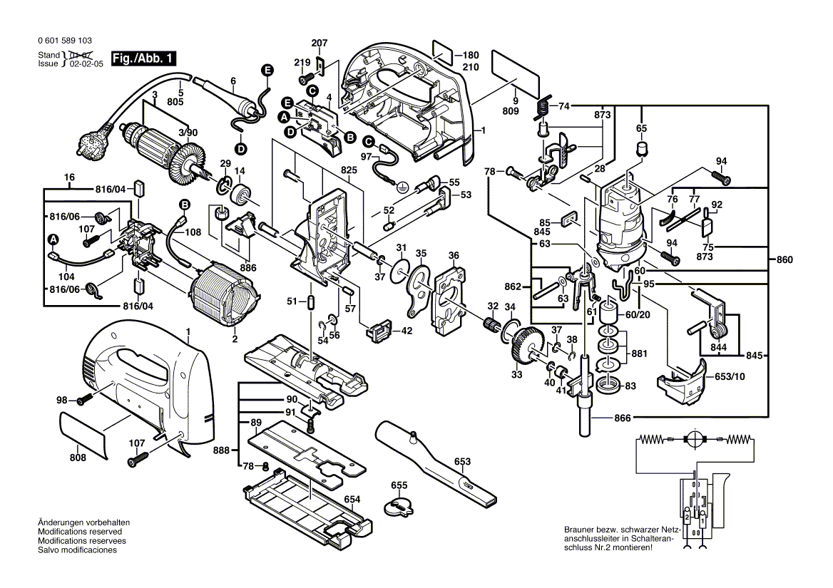 New Genuine Bosch 2605808927 Gear Cover