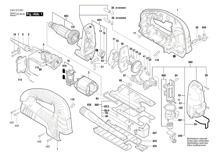 New Genuine Bosch 2605808934 Gear Cover