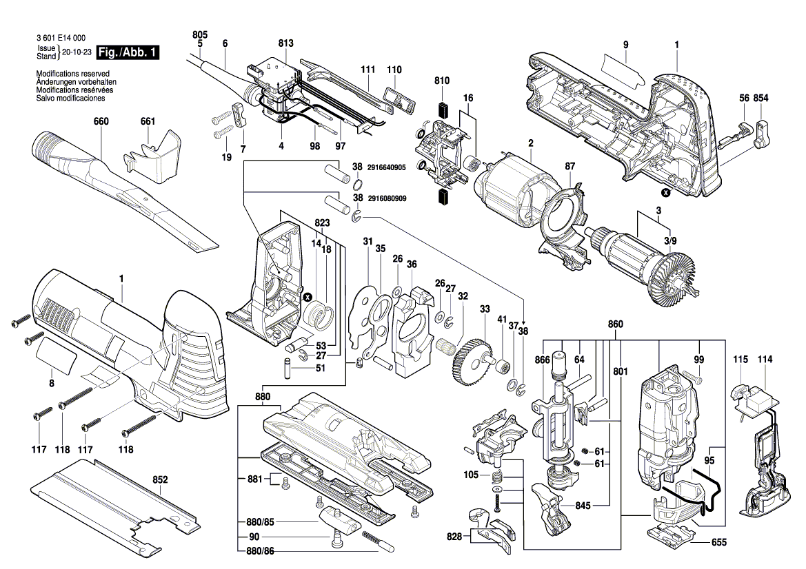 New Genuine Bosch 2605808947 Gear Cover