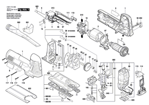 New Genuine Bosch 2605808947 Gear Cover