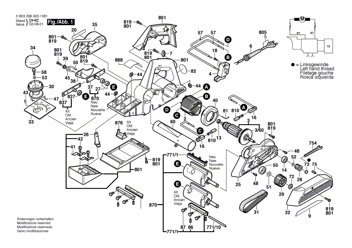 New Genuine Bosch 2605819011 Bearing Bracket