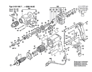 New Genuine Bosch 2606135013 Drilling Spindle