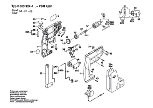 New Genuine Bosch 2606135022 Drilling Spindle
