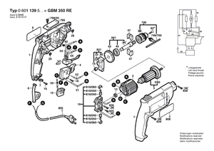 New Genuine Bosch 2606135921 Drilling Spindle