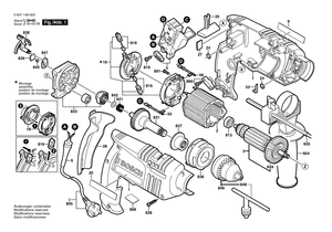 New Genuine Bosch 2606135932 Drilling Spindle