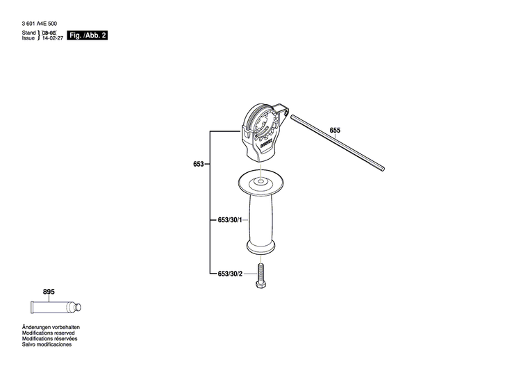 New Genuine Bosch 2606135940 Drilling Spindle