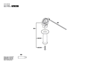 New Genuine Bosch 2606135941 Drilling Spindle