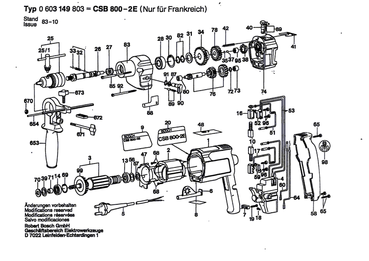 New Genuine Bosch 2606309902 Toothed Shaft