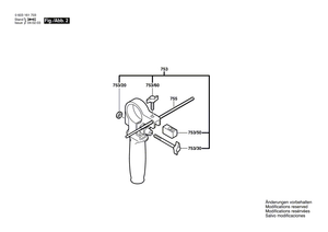 New Genuine Bosch 2606309931 Toothed Shaft