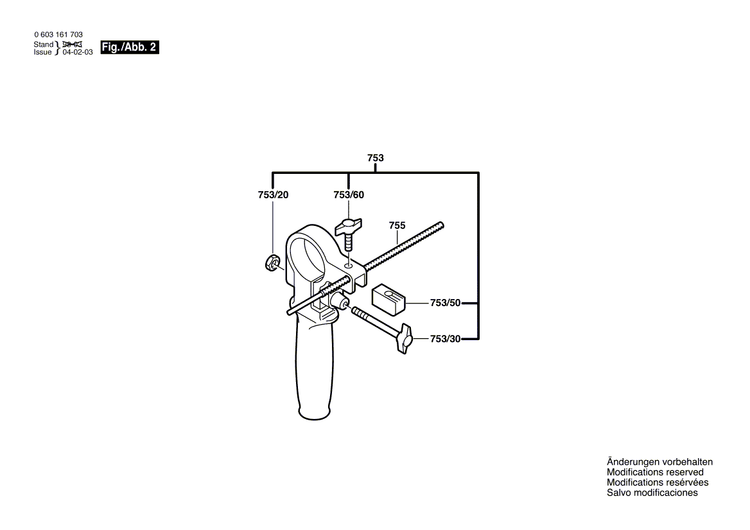 New Genuine Bosch 2606309931 Toothed Shaft