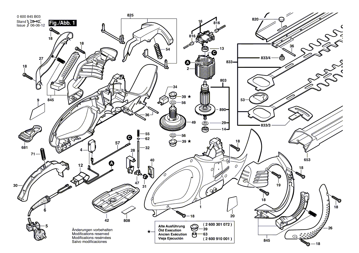New Genuine Bosch 2606314102 Control Element