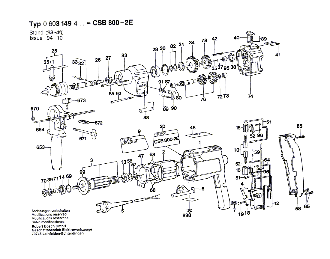 New Genuine Bosch 2606317025 Cylindrical Gear