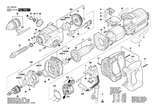 New Genuine Bosch 2606317097 Cylindrical Gear