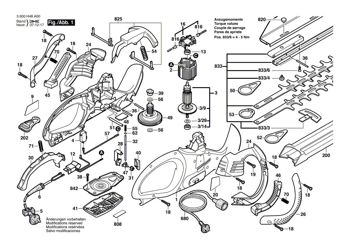 New Genuine Bosch 2606440043 Spacer