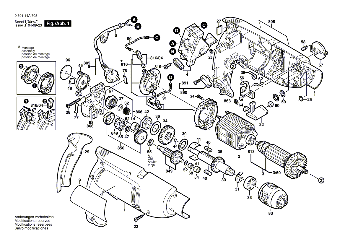 New Genuine Bosch 2606440900 Carrier