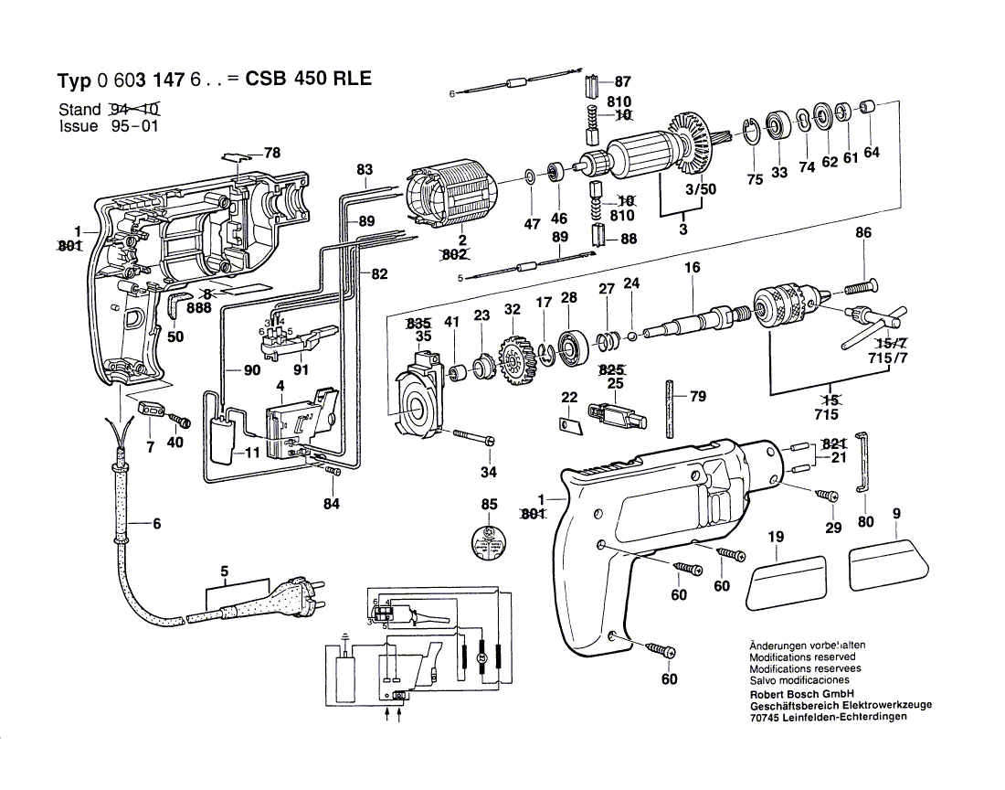 New Genuine Bosch 2606490040 Catch Disk