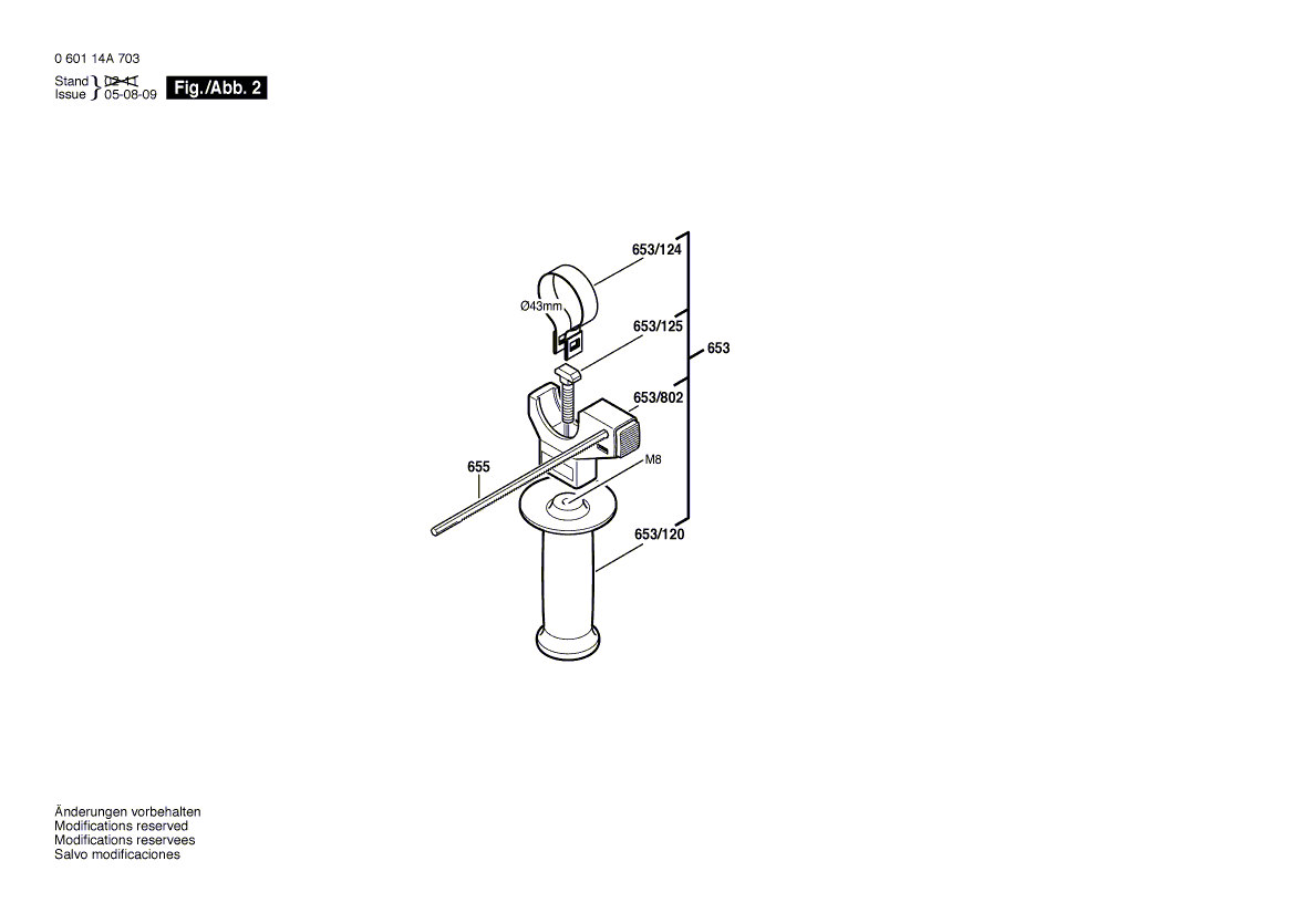 New Genuine Bosch 2606610029 Fan