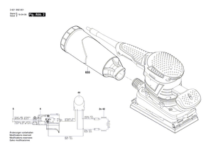 New Genuine Bosch 2606610085 Fan