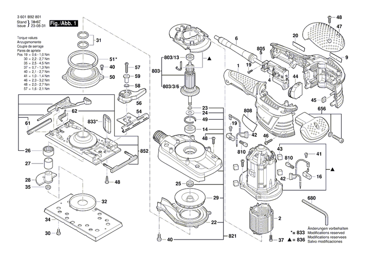 New Genuine Bosch 2606610085 Fan