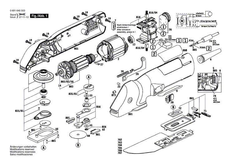 New Genuine Bosch 2606610090 Fan
