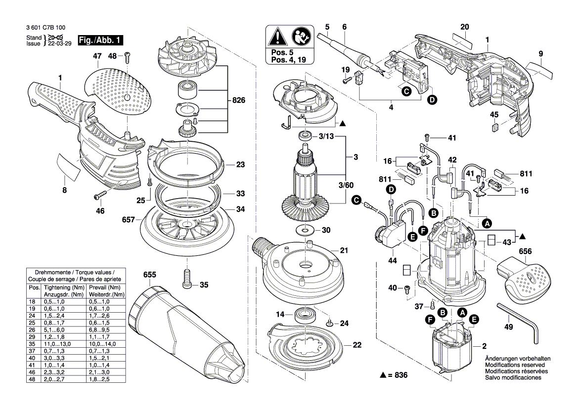New Genuine Bosch 2606610903 Fan