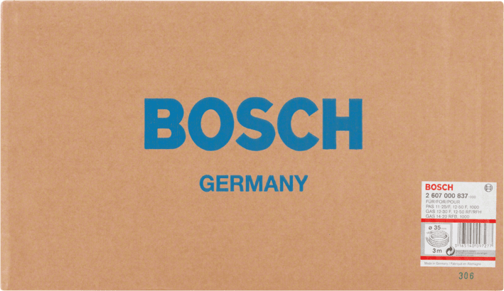 New Genuine Bosch 2607000837 Dust Extractor Hose For dust extractors
