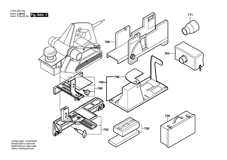New Genuine Bosch 2607001128 Parts Set