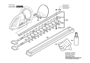 New Genuine Bosch 2607001212 Set of knives