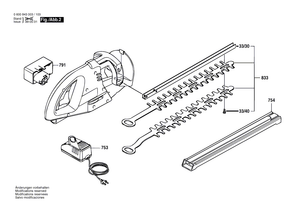 New Genuine Bosch 2607001326 Set of knives