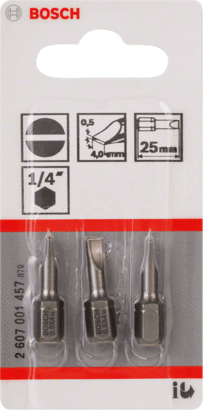New Genuine Bosch 2607001457 Extra Hard Screwdriver Bit For rotary