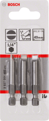 New Genuine Bosch 2607001483 Extra Hard Screwdriver Bit For rotary
