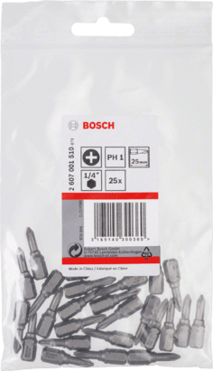 New Genuine Bosch 2607001510 Extra Hard Screwdriver Bit For rotary