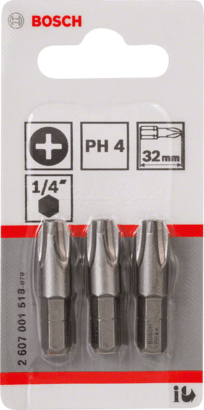 New Genuine Bosch 2607001518 Extra Hard Screwdriver Bit For rotary