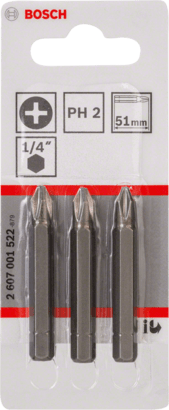 New Genuine Bosch 2607001522 Extra Hard Screwdriver Bit For rotary