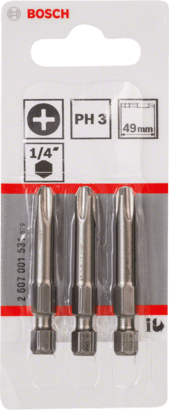 New Genuine Bosch 2607001531 Extra Hard Screwdriver Bit For rotary