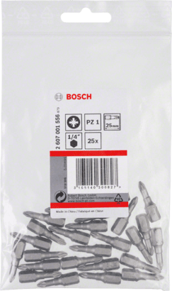New Genuine Bosch 2607001556 Extra Hard Screwdriver Bit For rotary