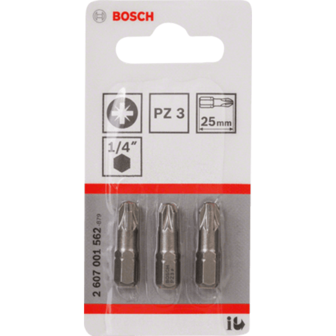 New Genuine Bosch 2607001562 Extra Hard Screwdriver Bit For rotary
