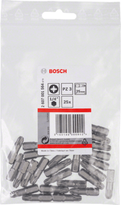 New Genuine Bosch 2607001564 Extra Hard Screwdriver Bit For rotary
