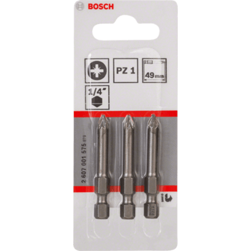 New Genuine Bosch 2607001575 Extra Hard Screwdriver Bit For rotary