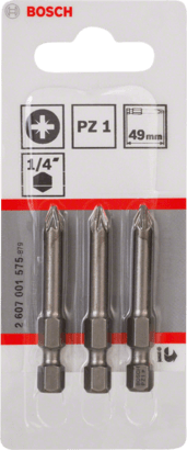 New Genuine Bosch 2607001575 Extra Hard Screwdriver Bit For rotary