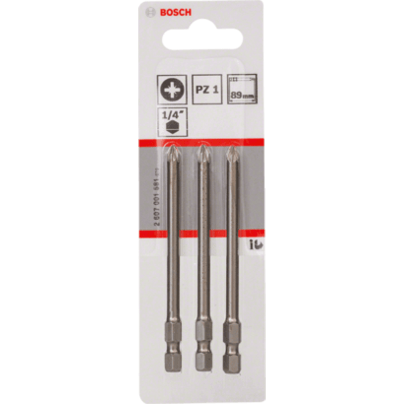 New Genuine Bosch 2607001581 Extra Hard Screwdriver Bit For rotary