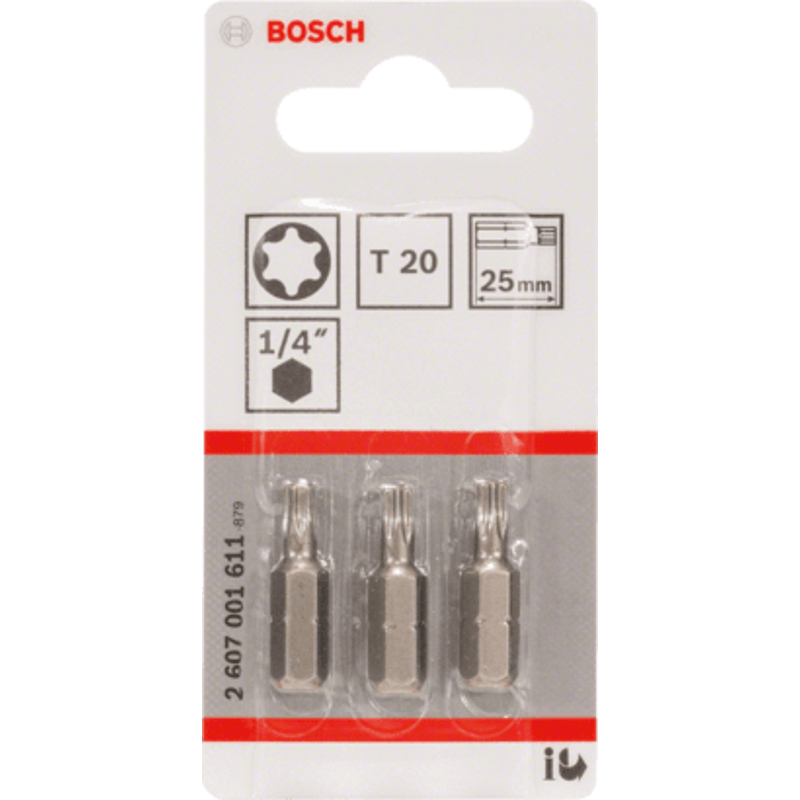 New Genuine Bosch 2607001611 Extra Hard Screwdriver Bit For rotary