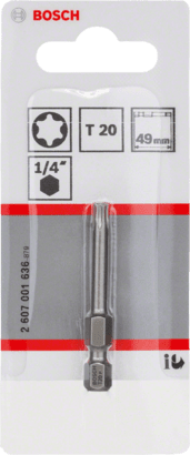 New Genuine Bosch 2607001636 Extra Hard Screwdriver Bit For rotary