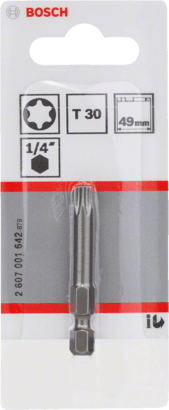 New Genuine Bosch 2607001642 Extra Hard Screwdriver Bit For rotary